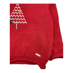 LALALU' maglia girocollo tinta unita con ricami Rosso per Neonato MGL05L ROSSO LALALU' 