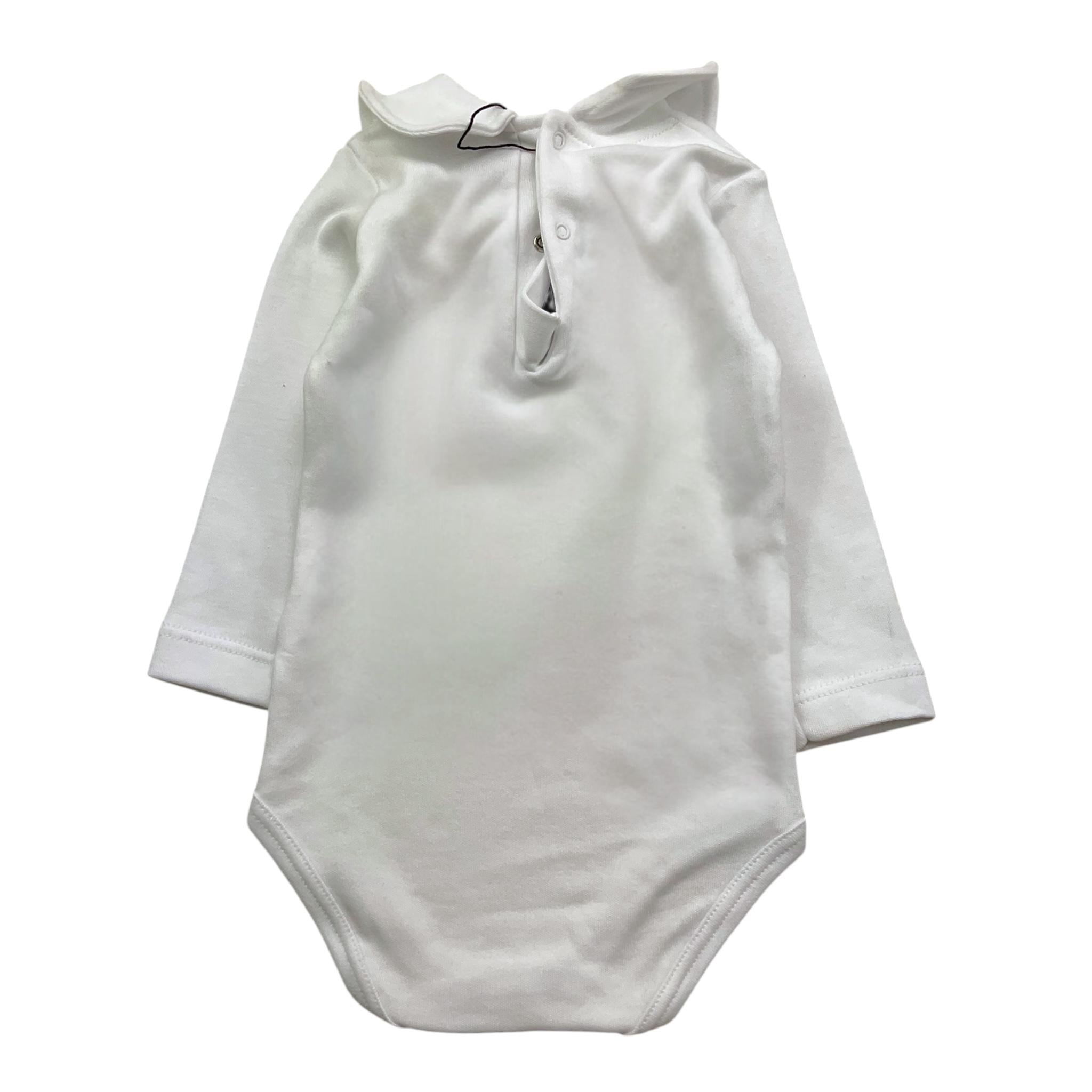 CALAMARO body tinta unita con colletto Bianco per Neonato BODDYY BIANCO CALAMARO 