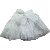 Le Bebe Gonna Tinta Unita con Ricami per Neonata LBG6395 BIANCO LE BEBE 