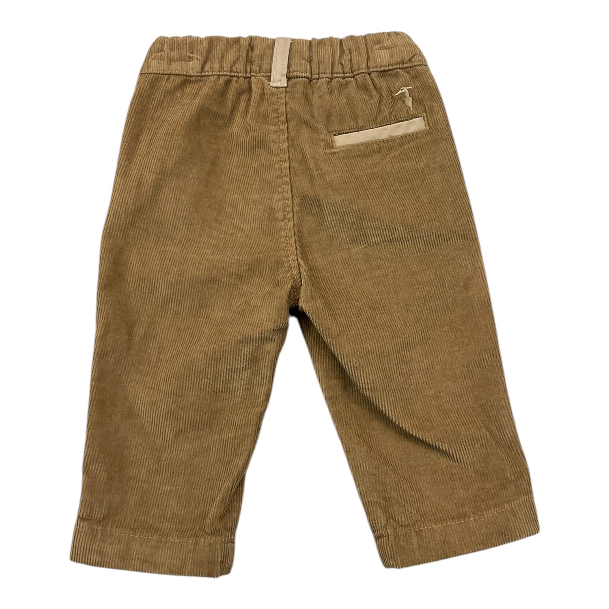 TRUSSARDI pantalone tinta unita con elastico in vita Beige per Neonato TIA25100 BEIGE TRUSSARDI 