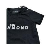 John Richmond Completo 2 Pezzi T-Shirt-Gonna Tinta Unita per Neonato RIP26043CJ NERO JOHN RICHMOND 