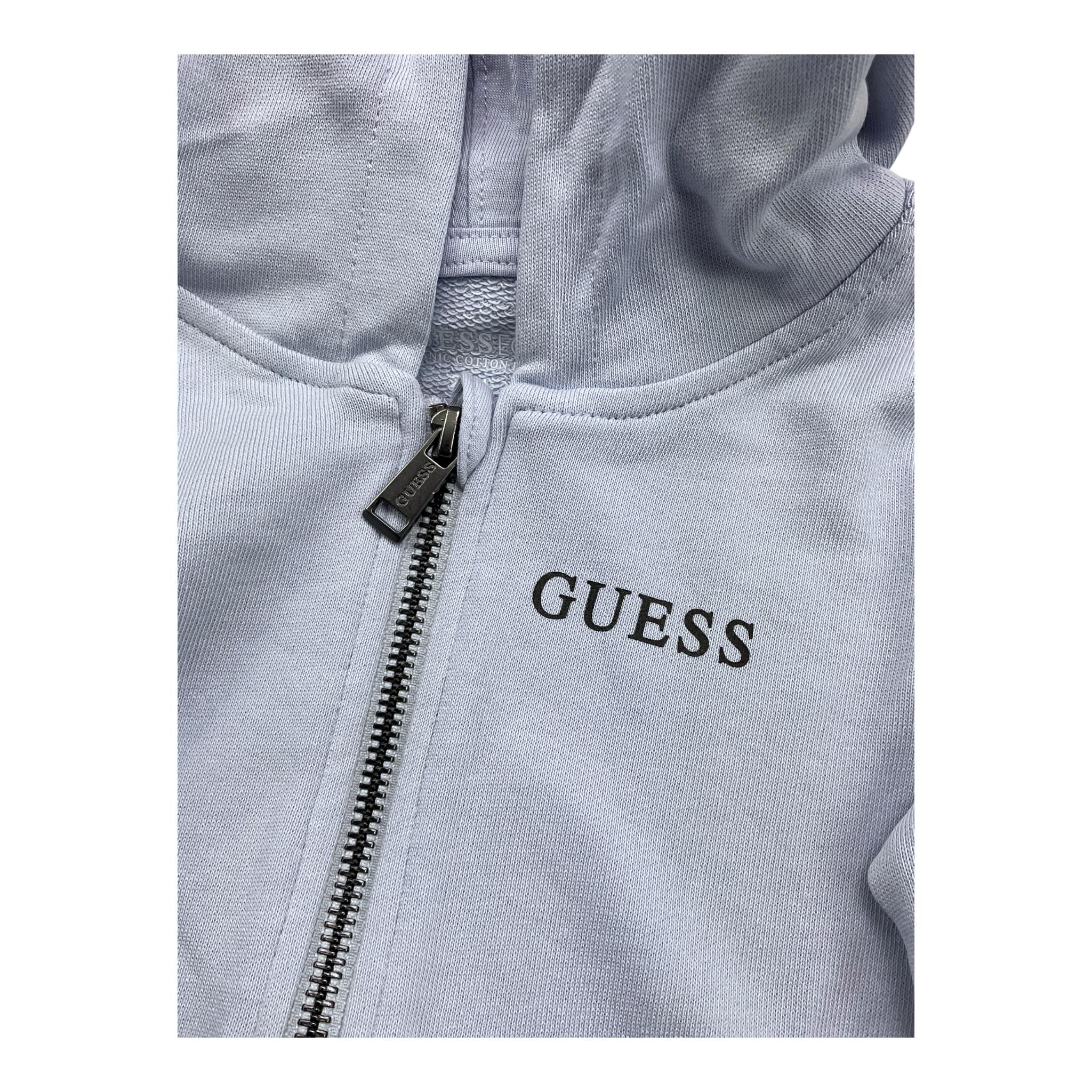 GUESS felpa tinta unita con zip e cappuccio Azzurro per Neonato N3YQ07KAUG0X AZZURRO GUESS 