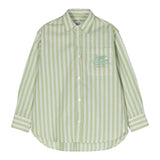 Etro Camicia Manica Lunga Fantasia A Righe per Bambino GU5P30 VERDE ETRO 