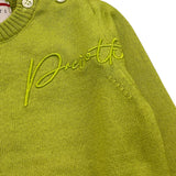 Cesare Paciotti Maglia Girocollo Tinta Unita con Stampa per Neonato MGP5154B VERDE CESARE PACIOTTI 