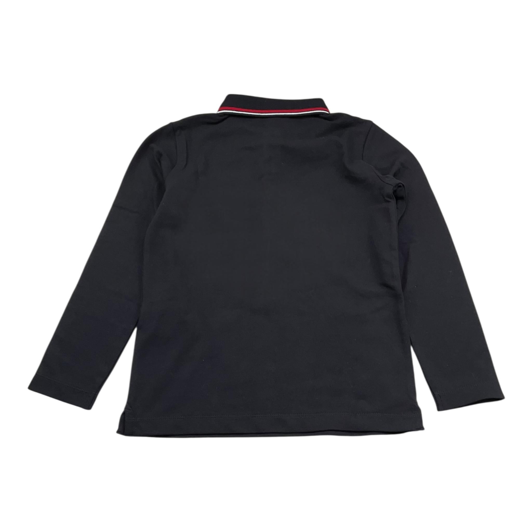 Emporio Armani Polo Tinta Unita con Bottoni per Bambino 8N4FB5 BLU EMPORIO ARMANI 