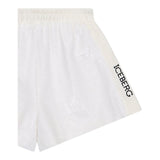 Iceberg Short Tinta Unita con Paillettes per Bambina SHICE5160J PANNA ICEBERG 