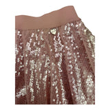 Alice Pi Gonna Tinta Unita con Paillettes Rosa per Bambina