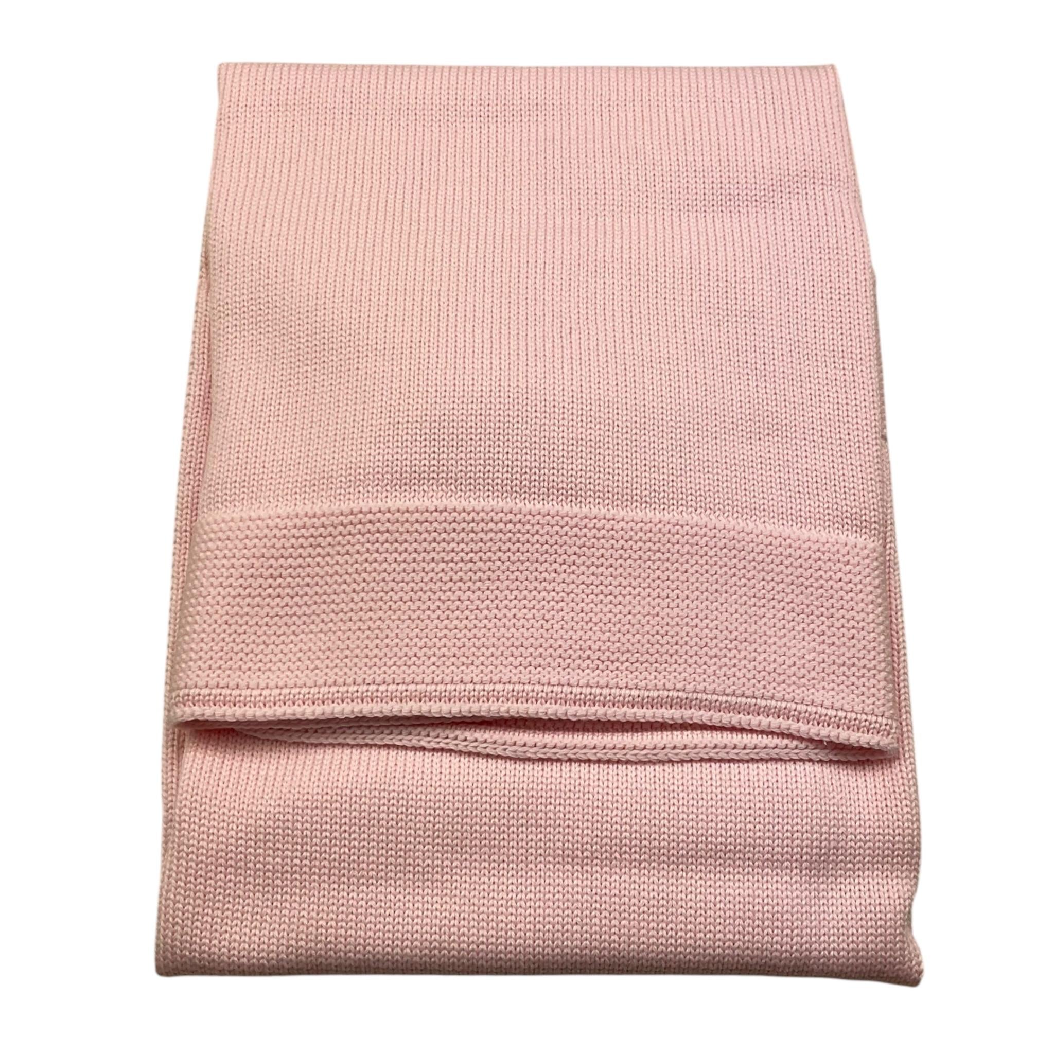 BABY LORD coperta tinta unita con ricami Rosa per Neonata 132 ROSA BABY LORD 
