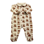 NANAN tutina manica lunga tinta unita cn orsi Bianco per Neonato I2414006B BIANCO NANAN 