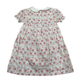 Malvi & Co Abito Mezza Manica Tinta Unita Fantasia Floreale per Neonata S24N135VEPS BIANCO MALVI & CO 