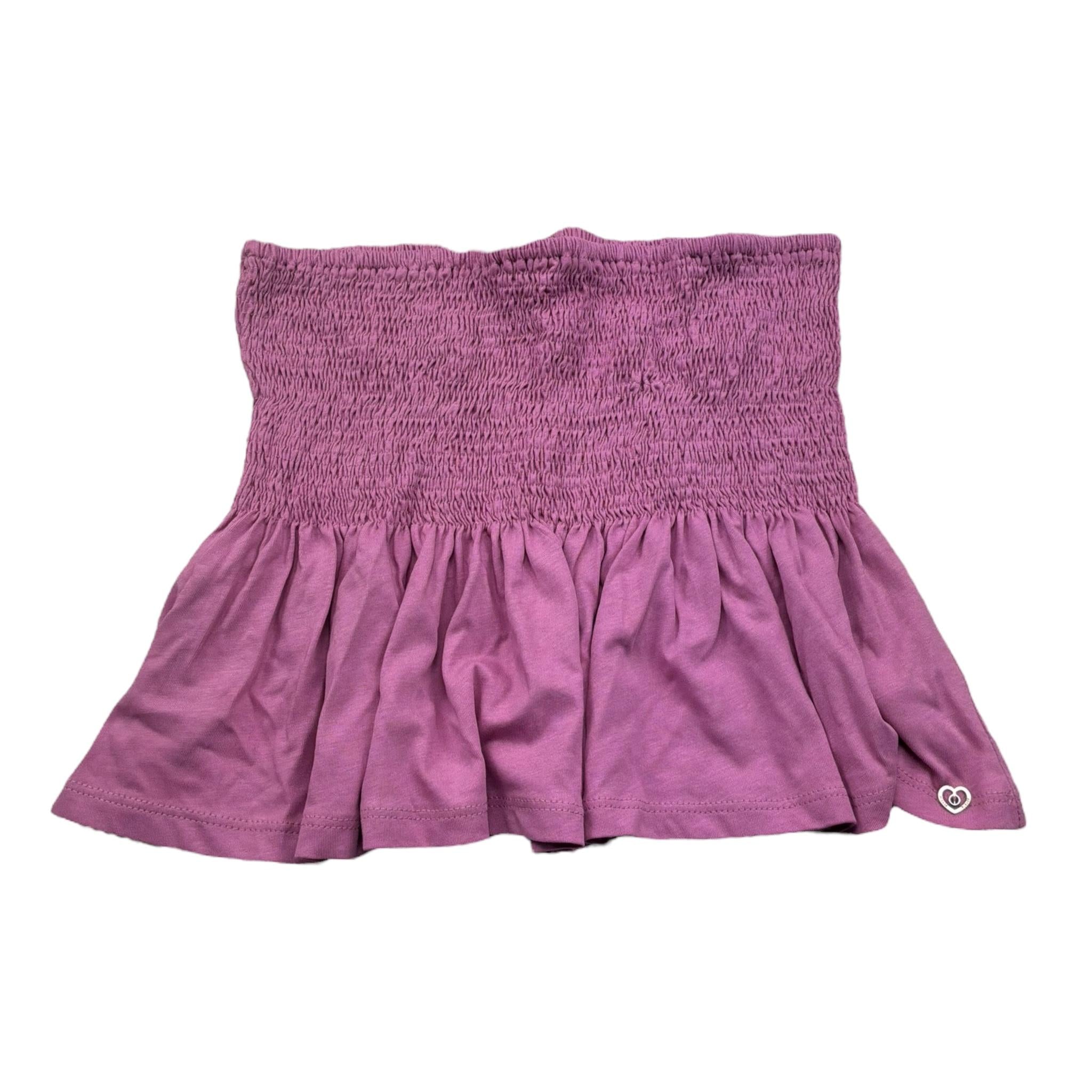 Please Top Tinta Unita con Logo per Bambina M025030G72 ROSA PLEASE 