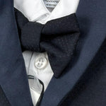 Never Too Completo 4 Pezzi Camicia-Bermuda-Gilet-Papillion per Bambino GM2242NJ BLU NEVER TOO 