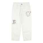 John Richmond Jeans tinta unita con Applicazioni Panna per Bambina RGP25180JE PANNA JOHN RICHMOND 