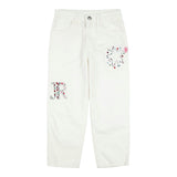 John Richmond Jeans tinta unita con Applicazioni Panna per Bambina RGP25180JE PANNA JOHN RICHMOND 