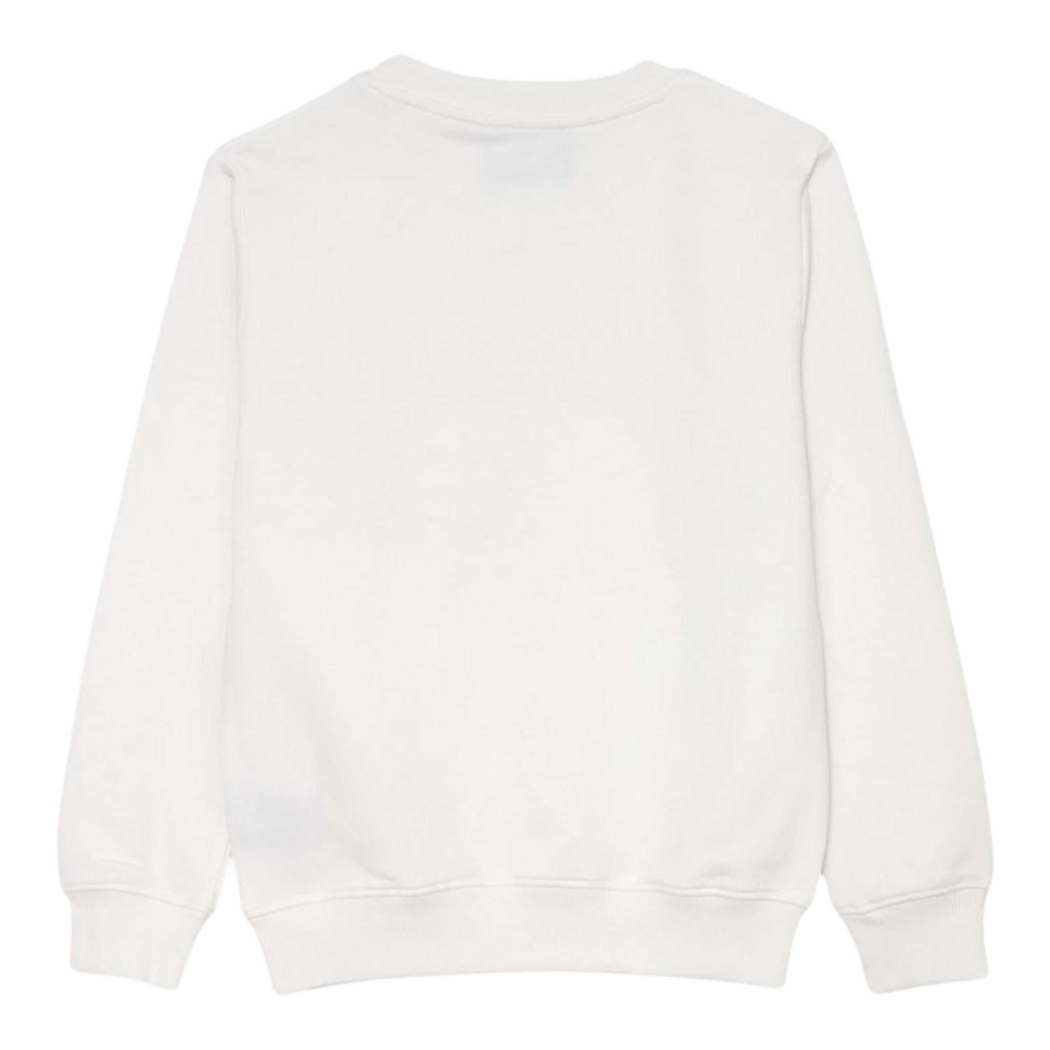 JOHN RICHMOND felpa girocollo tinta unita con stampa Bianco per Bambino RBA24110FEX BIANCO JOHN RICHMOND 