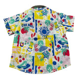 Manuel Ritz Camicia Mezza Manica Stampa Fantasia per Neonato MR2587 BIANCO MANUEL RITZ 