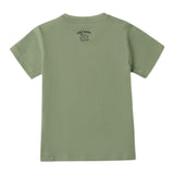 I Do T-Shirt Girocollo Tinta Unita con Stampa per Bambino 4B459 VERDE I DO 