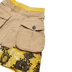 Dsquared2 Bermuda Tinta Unita con Finto Doppio Bermuda per Bambino DQ2280 BEIGE DSQUARED2 