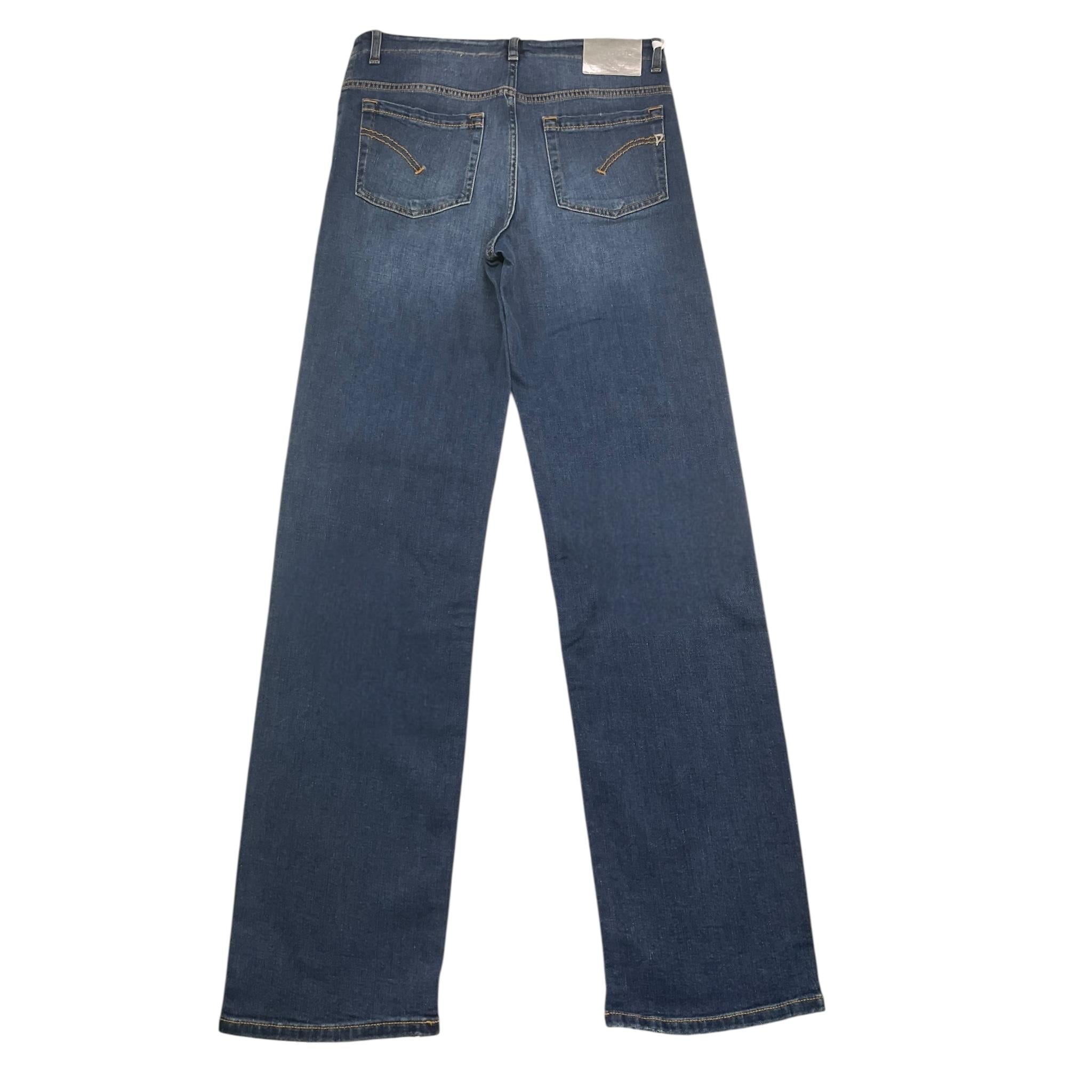 jeans tinta unita con 5 tasche DFPA032 BLU DONDUP 