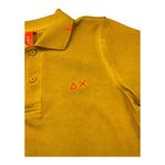 Sun68 Polo Mezza Manica Tinta Unita per Bambino CPA35343 GIALLO SUN68 