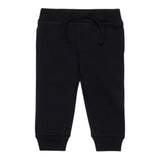 DSQUARED2 pantalone tuta tinta unita con logo Nero per Bambino DQ2056J NERO DSQUARED2 