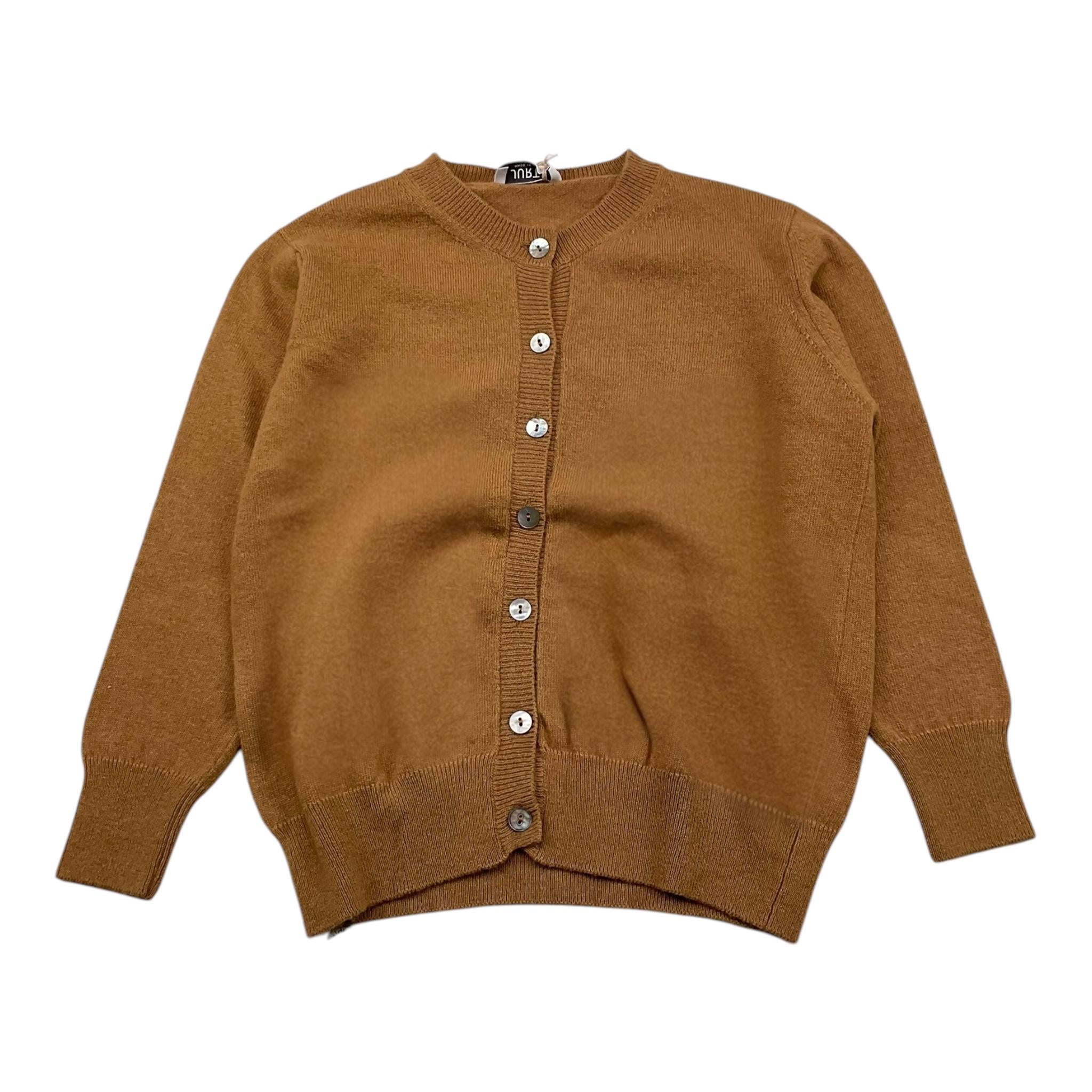 JURTA cardigan tinta unita con bottoni Biscotto per Bambino BG405 BISCOTTO JURTA 