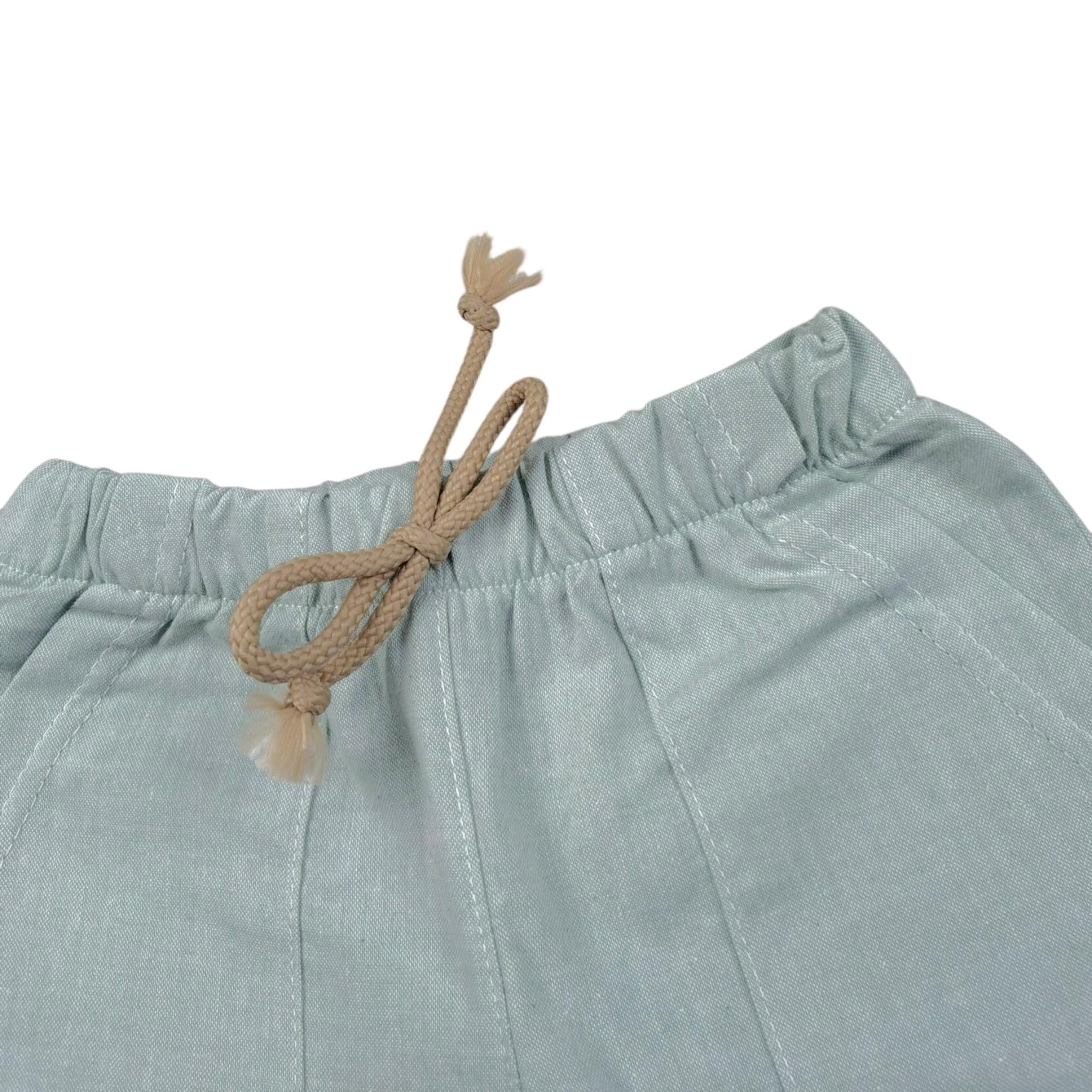 Babyvip Pantalone Tinta Unita con Elastico In Vita per Bambina T1354 VERDE ACQUA BABYVIP 