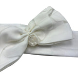 Le Bebe Fascia Capelli Tinta Unita per Neonata LBG6410 BIANCO LE BEBE 