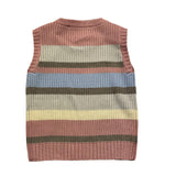 TRUSSARDI gilet tinta unita con fantasia a righe Rosa per Neonata TIA25186GL ROSA TRUSSARDI 