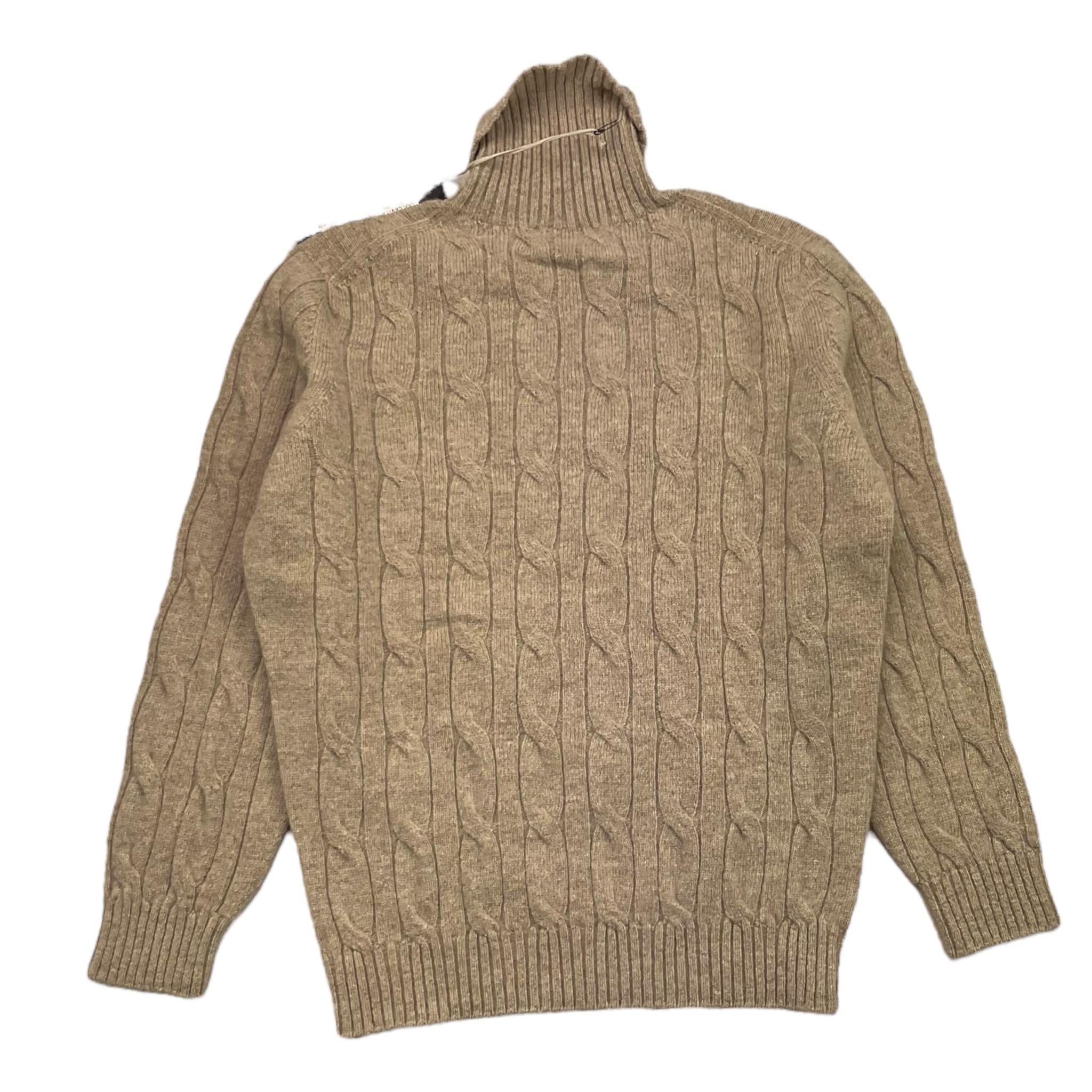 JURTA maglia collo alto modello dolce vita tinta unita Sabbia per Bambina WO4K SABBIA JURTA 