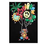 Barrow Kids T-Shirt Girocollo Tinta Unita con Stampa per Bambino S5BKJUTH072 NERO BARROW KIDS 