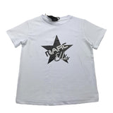 Marc Ellis T-Shirt Girocollo Tinta Unita Con Stampa Bianco Per Bambina
