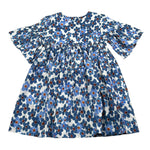 Malvi & Co Abito Mezza Manica Tinta Unita Fantasia Floreale per Bambina S25M018VEPF BIANCO MALVI & CO 