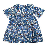 Malvi & Co Abito Mezza Manica Tinta Unita Fantasia Floreale per Bambina S25M018VEPF BIANCO MALVI & CO 