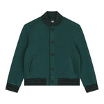 KARL LAGERFELD felpa con bottoni tinta unita Verde per Bambino Z30259 VERDE KARL LAGERFELD 