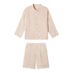 Il Gufo Completo 2 Pezzi Camicia-Bermuda per Bambino P25DP523L6009 BEIGE IL GUFO 