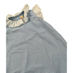 Bear Pagliaccetto Tinta Unita con Fantasia Quadri per Neonata PCC1 AZZURRO BEAR 