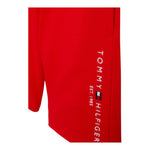 Tommy Hilfiger Completo 2 Pezzi T-Shirt-Bermuda per Bambino KB0KB08829 BIANCO/ROSSO TOMMY HILFIGER 