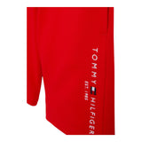 Tommy Hilfiger Completo 2 Pezzi T-Shirt-Bermuda per Bambino KB0KB08829 BIANCO/ROSSO TOMMY HILFIGER 