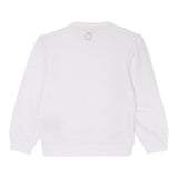 Trussardi Felpa Chiusa Girocollo Tinta Unita con Logo per Neonata TIP25008FE BIANCO TRUSSARDI 