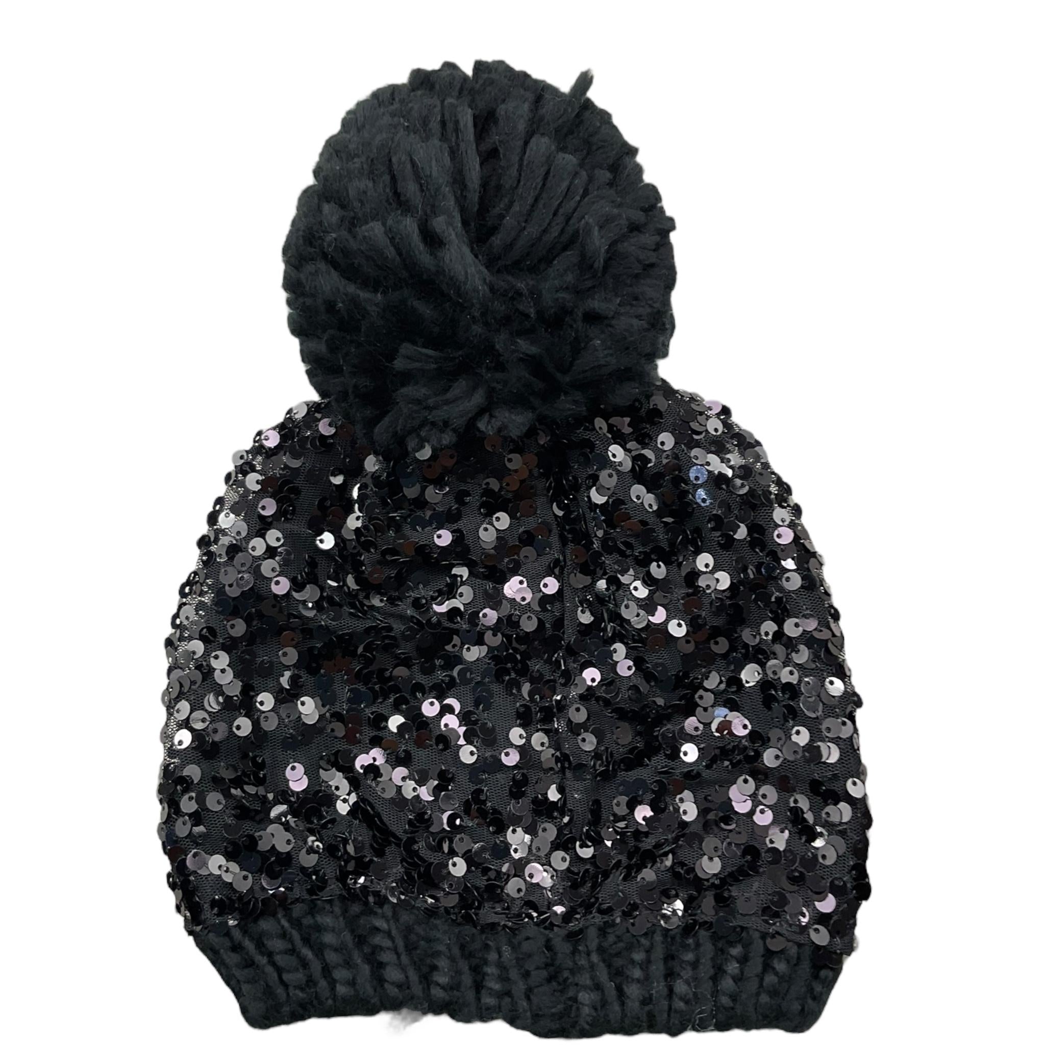 GUESS cappello tinta unita con paillettes Nero per Bambina J1BZ07Z2QP0 NERO GUESS 