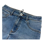 Moschino Short In Denim Tinta Unita per Bambina HDQO1X BLU MOSCHINO 