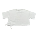 Refrigiwear T-Shirt Girocollo Tinta Unita con Logo per Bambina 308TRFJS25 BIANCO REFRIGIWEAR 