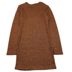 FUN & FUN abito tinta unita girocollo Marrone per Bambina FCJDR00040X MARRONE FUN & FUN 