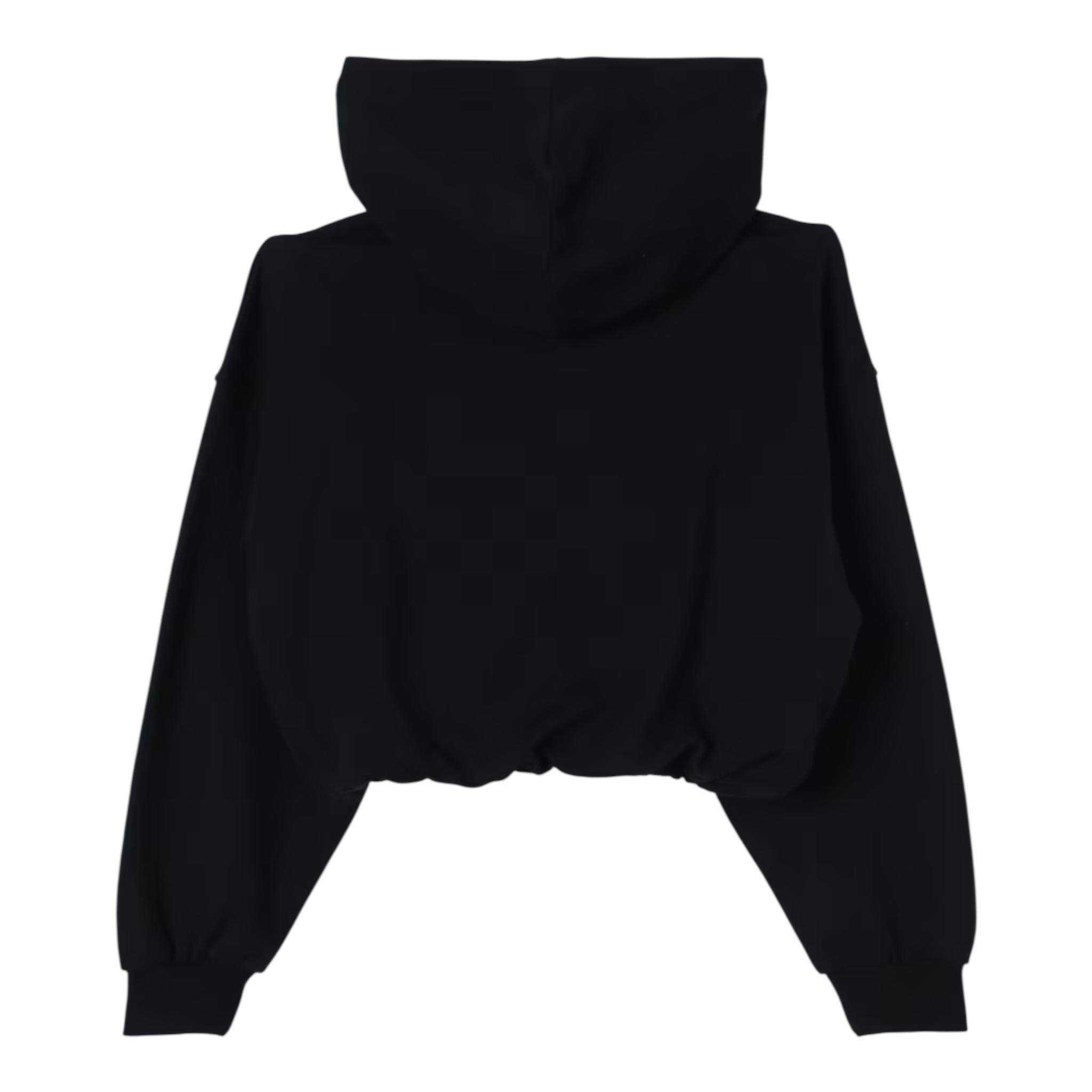 ELISABETTA FRANCHI felpa tinta unita con cappuccio Nero per Bambina EFFE134X NERO ELISABETTA FRANCHI 