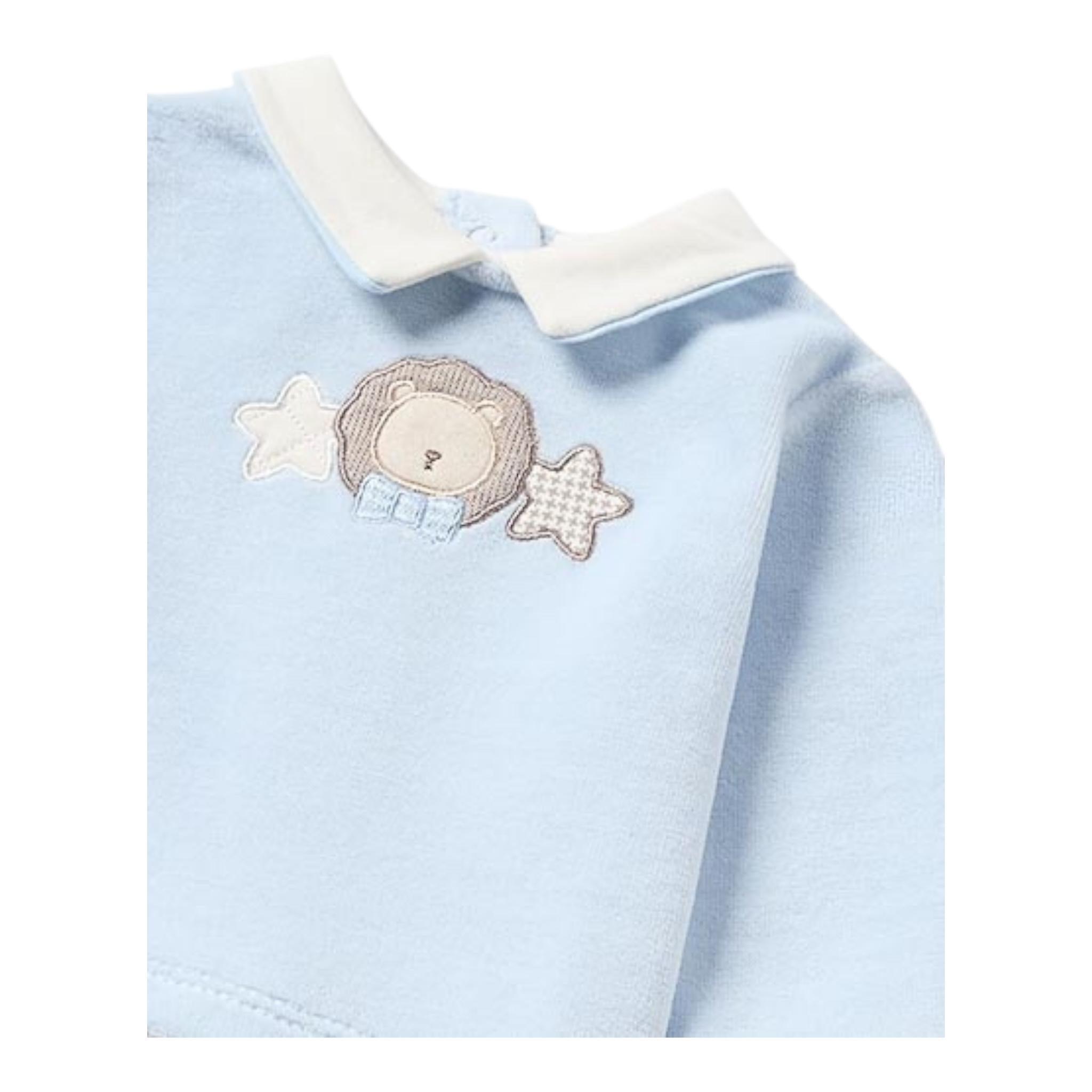 MAYORAL completo 2pz maglia-ghettine tinta unita Azzurro per Neonato 2508 AZZURRO MAYORAL 