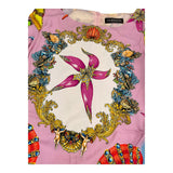 Versace Abito Mezza Manica Stampa Fantasia Multicolor Per Bambina