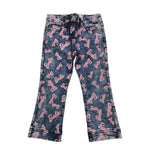 Monnalisa Jeans Tinta Unita con Stampa Barbie per Bambina 19D430 BLU MONNALISA 