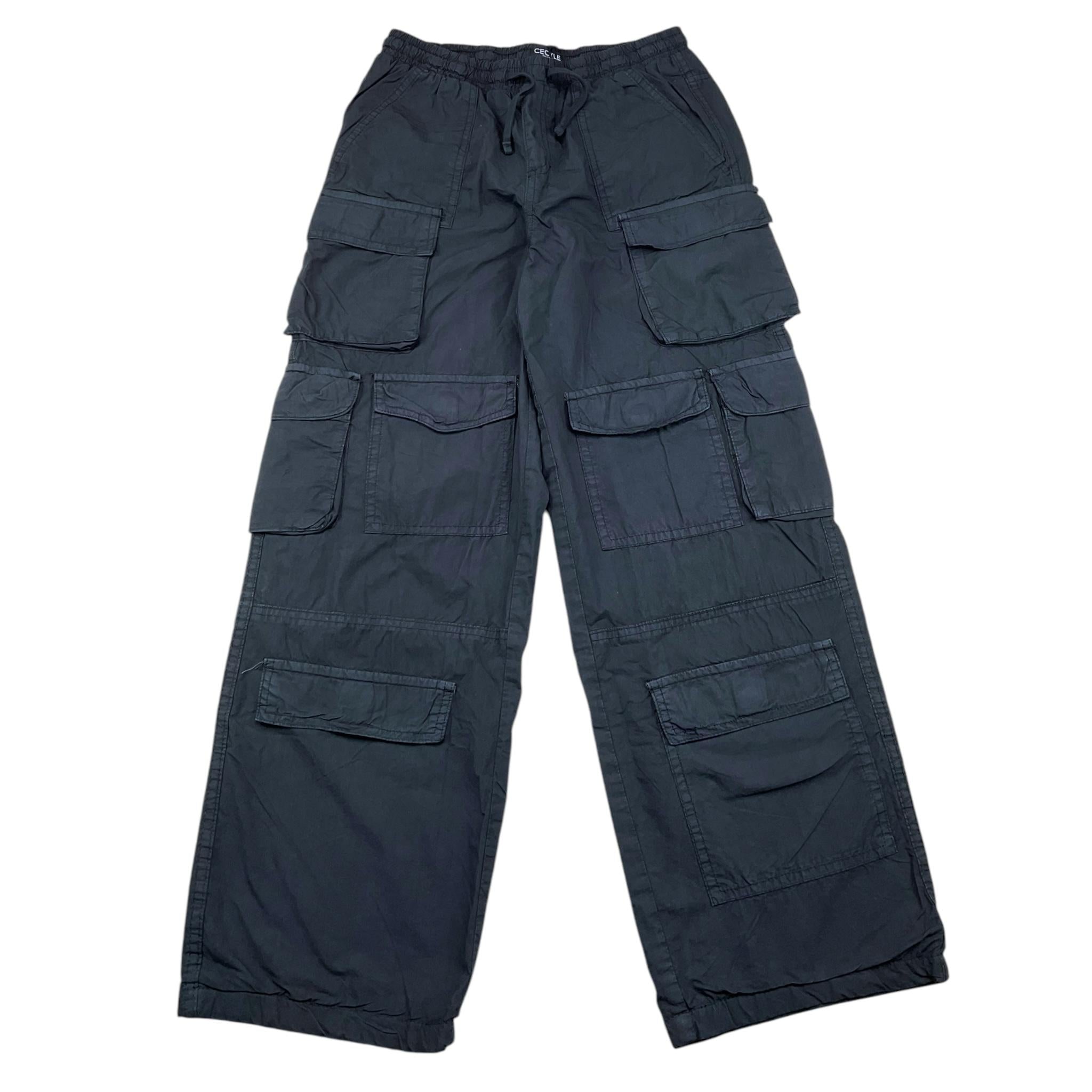 CECYLE pantalone tinta unita con elastico in vita Nero per Bambino BY1931 NERO CECYLE 