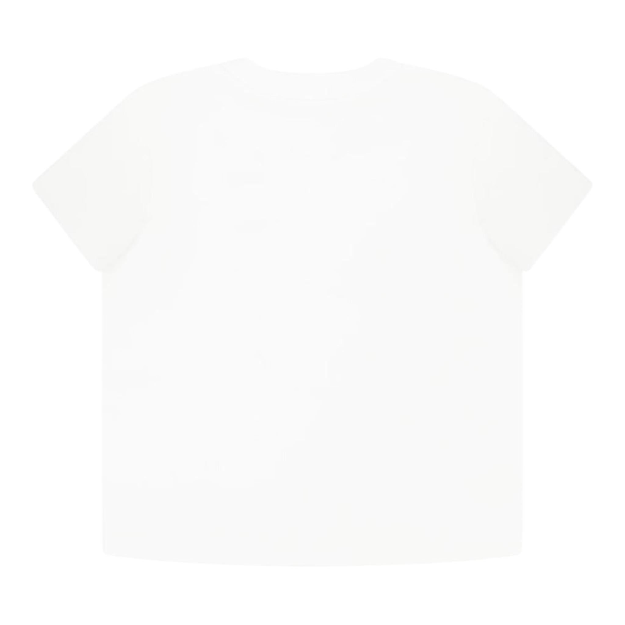 Moschino T-Shirt Girocollo Tinta Unita con Stampe In Contrasto per Bambino MUM04FXJ BIANCO MOSCHINO 